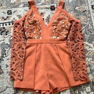 Orange romper